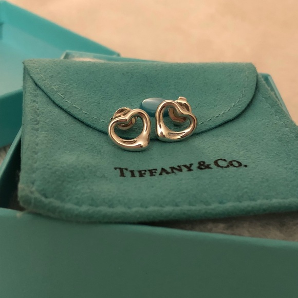 Tiffany & Co. Jewelry - Tiffany & Co Elsa Peretti Open Heart Earrings